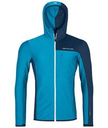 FLEECE LIGHT GRID HOODED JKT M