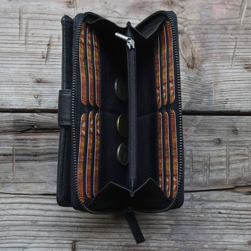 Jack Kinsky Portemonnaies Brisbane Portemonnaie mit Reissverschluss