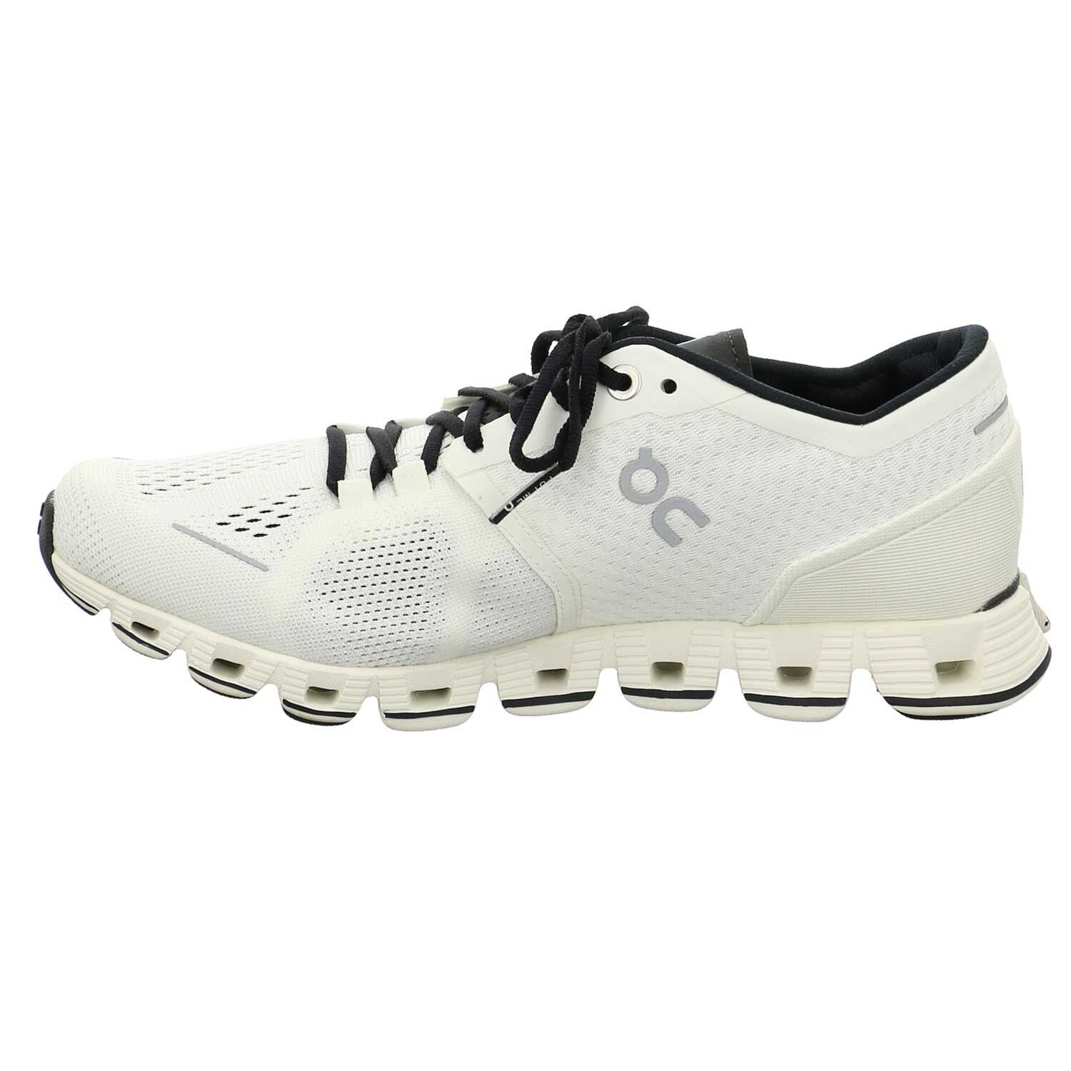 on cloud white with black laces