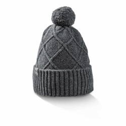 Merino Mütze mit Bommel