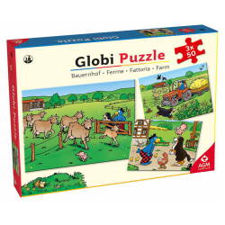 Globi Puzzle Bauernhof