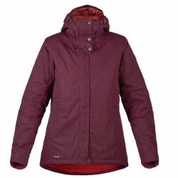 Skogsö Padded Jacket W dark garnet
