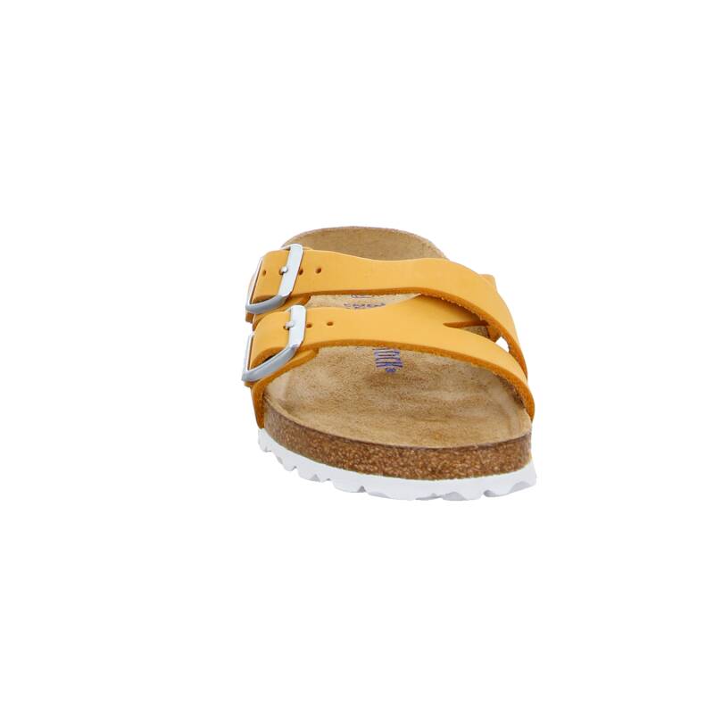 Birkenstock Yao Balance schmal mit Weichtritt apricot Pantoletten ...