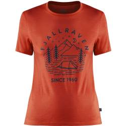 Abisko Wool Tältplats SS W flame orange