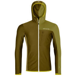 Fleece Light Grid Hooded Jacket