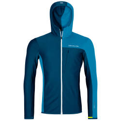 Fleece Light Grid Hooded Jacket
