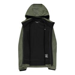 Softshell Jacket Zip Hood Melange
