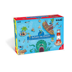 Globi Brettspiel Schatz im Ozean
