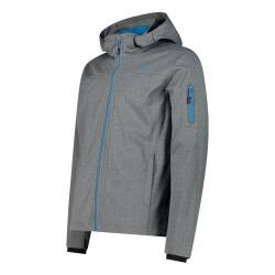 Light Melange Softshell Jacket Zip Hood