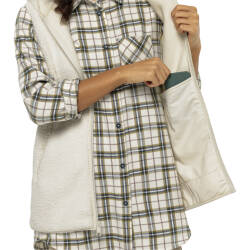 High Curl Long Vest