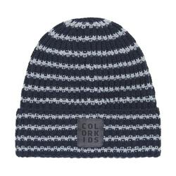 Beanie W Striped Pattern