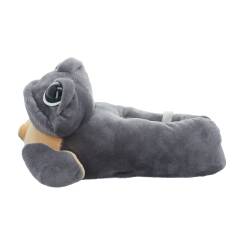 Animal Slipper Frosch grau