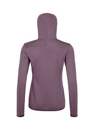 Fleece Light Grid Hooded Jacket