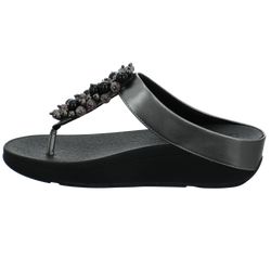 Fino Bauble-Bead Toe-Post Sandals