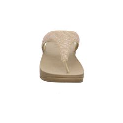 Lulu Crystal Embellishes Toe-Post Sandal