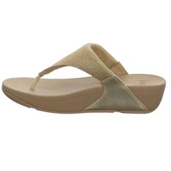 Lulu Shimmerlux Toe-Post Sandals