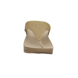 Lulu Shimmerlux Toe-Post Sandals