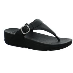 Lulu Adjustable Leather Toe-Post Sandal