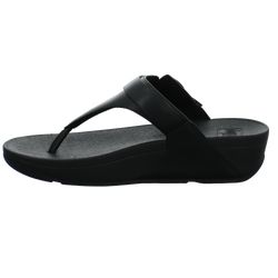 Lulu Adjustable Leather Toe-Post Sandal