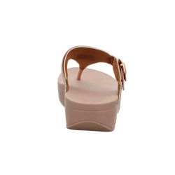 Lulu Adjustable Leather Toe-Post Sandal