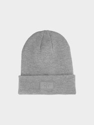 Beanie with rubber batch
