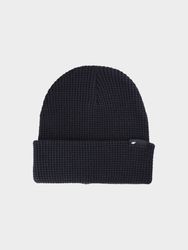 Double-layered Beanie with waffle structure