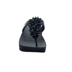 Fino Bauble-Bead Toe-Post Sandals