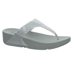 Lulu Crystal-Mix Toe-Post Sandals