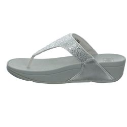 Lulu Crystal-Mix Toe-Post Sandals
