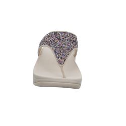 Lulu Multi-Tonal Glitter Toe-Post Sandals