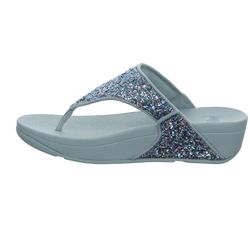 Lulu Multi-Tonal Glitter Toe-Post Sandals