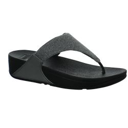 Lulu Shimmerlux Toe-Post Sandals