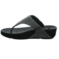 Lulu Shimmerlux Toe-Post Sandals
