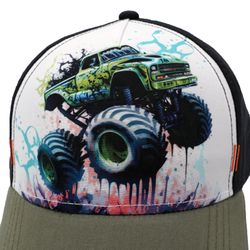 Kids Boy Cap Monster Car