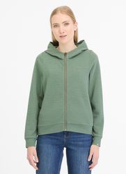 Terya Crepe Zip Hoody