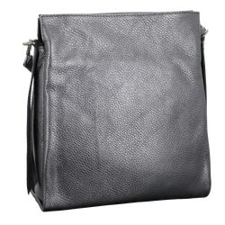 TASCHE MIT HENKELZOPF ARGENTO SCURO