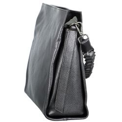 TASCHE MIT HENKELZOPF ARGENTO SCURO