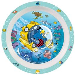 Globi Melamin-Teller flach Ozean