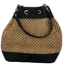 LEDERTASCHE BEUTEL PAGLIA BLACK