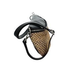 LEDERTASCHE BAUCH PAGLIA BLACK